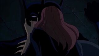 Batgirl and Batman get Hot and Heavy on Rooftop