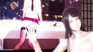 [MMD] Lisa - Swalla StripVers. Tifa Lockhart 3D Erotic Dance