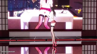 [MMD] Lisa - Swalla StripVers. Tifa Lockhart 3D Erotic Dance