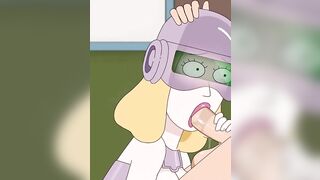 Rick and Morty - a way back Home - Sex Scene only - Part 41 Beth Sexbot Blowjob by LoveSkySanX