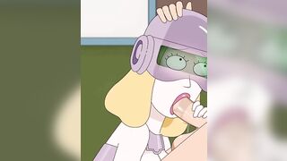 Rick and Morty - a way back Home - Sex Scene only - Part 41 Beth Sexbot Blowjob by LoveSkySanX