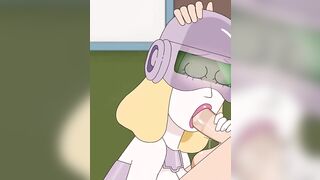 Rick and Morty - a way back Home - Sex Scene only - Part 41 Beth Sexbot Blowjob by LoveSkySanX