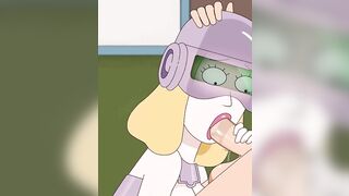 Rick and Morty - a way back Home - Sex Scene only - Part 41 Beth Sexbot Blowjob by LoveSkySanX