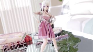 【R18-MMD】Re zero Emilia 爱蜜莉雅 - メランコリック