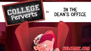 In the Dean's Office - College Perverts