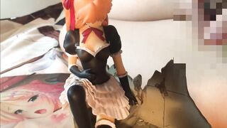 エヴァンゲリオンのゴスロリアスカフィギュアにぶっかけ【アニメ二次元美少女ツンデレツーサイドアップ】