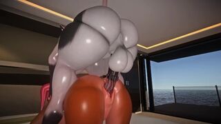 Furry Babe with Huge Ass Takes Big Hard Futa Furry Dick 3D Porn Game Yiffalicious