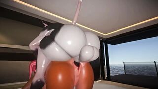 Furry Babe with Huge Ass Takes Big Hard Futa Furry Dick 3D Porn Game Yiffalicious