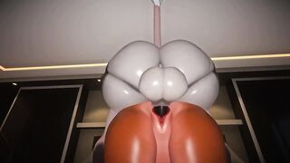 Furry Babe with Huge Ass Takes Big Hard Futa Furry Dick 3D Porn Game Yiffalicious