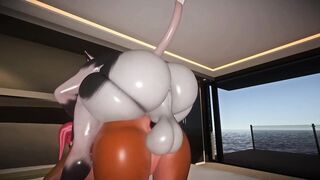 Furry Babe with Huge Ass Takes Big Hard Futa Furry Dick 3D Porn Game Yiffalicious