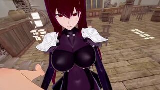 Fate: Futa Scáthach Fuck you as Rin Taker | POV