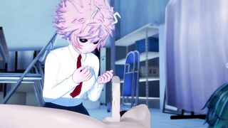 My Hero Academia Mina Jumps on Deku's Dick