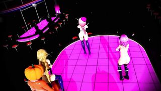 Mmd the Day after Halloween Collect all Hard Candies (3D Hentai)