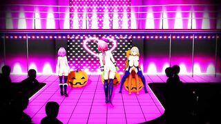 Mmd the Day after Halloween Collect all Hard Candies (3D Hentai)