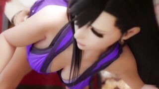 【MMD R-18 SEX DANCE】TIFA AND THE SPONSOR SEX INTENSE PLEASURE SWEET ASS リカ・クロナ [MMD]