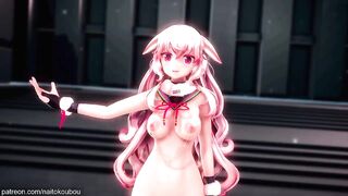 【r-18 MMD】Pink Haired Anime Girl with Animal Ear