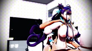 Mmd R18 Fuck the Ass and Pussy Double Fuck 3d Hentai