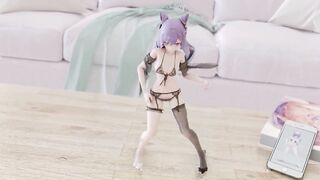 【r-18 MMD】Genshin Impact Keqing 刻晴