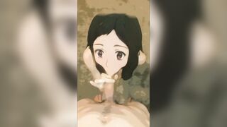 Cute Anime Babe Sucks my Cock