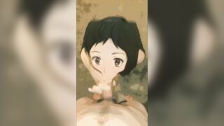 Cute Anime Babe Sucks my Cock