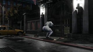 Resident Evil Lady Dimitrescu Twerk. Model by xzCrystal3D. Stage by Mokujinhornywood