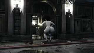 Resident Evil Lady Dimitrescu Twerk. Model by xzCrystal3D. Stage by Mokujinhornywood