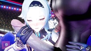 【r-18 MMD】Bengugu - Genshin Impact Eula's Night Club Dance 优菈