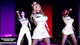 [MMD] ITZY - WANNABE Sexy Kpop Dance KDA Ahri Akali Kaisa Seraphine Evelynn