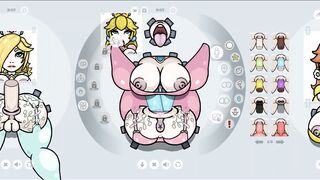 Fapwall [weird Hentai Game] Rosalina Peach and Daisy Gets the best Gangbang of their Life without Ma