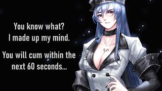 HAJ - Esdeath gives you 90 seconds to cum (Quick JOI)