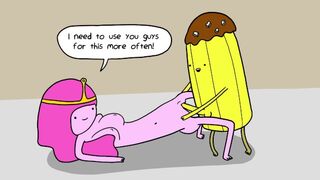 Princess Bubblegum Fucks a Banana Guard - Adventure Time Porn Parody