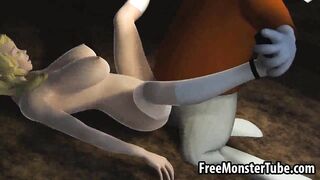 3D Alice in Wonderland gets fucked by the rabbit