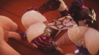 Widowmaker Anal Creampie