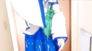 MMD - Sanae POV Blowjob