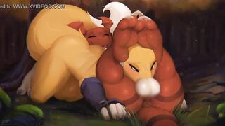 Guilmon x Renamon Blowjob (Zonkpunch)