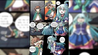 COMIC HENTAI KONOSUBA Aqua Se Folla a Kazuma