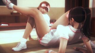 School Lesbian Tennis Girls Tribbing