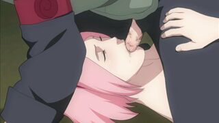 Sakura x Kakashi - Naruto Anime Hentai