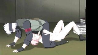 Sakura x Kakashi - Naruto Anime Hentai