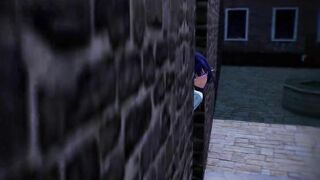 【R18-MMD】Honkai Impact 3rd Raiden Mei - Stuck in a Wall 雷電芽衣