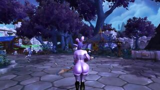 Huge ass shaking by night elf