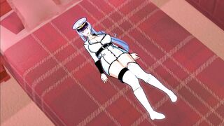 Esdeath at Sexy Stage (3D Ecchi) (Akame Ga Kiru)