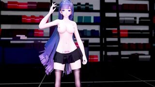 【R18-MMD】Honkai Impact 3rd Raiden Mei 雷電芽衣 - Chocolate Cream