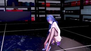 【R18-MMD】Honkai Impact 3rd Raiden Mei 雷電芽衣 - Chocolate Cream