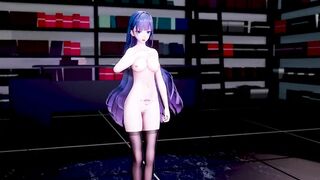 【R18-MMD】Honkai Impact 3rd Raiden Mei 雷電芽衣 - Chocolate Cream