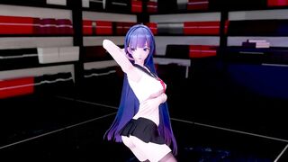 【R18-MMD】Honkai Impact 3rd Raiden Mei 雷電芽衣 - Chocolate Cream