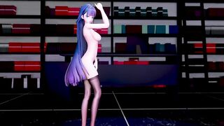 【R18-MMD】Honkai Impact 3rd Raiden Mei 雷電芽衣 - Chocolate Cream