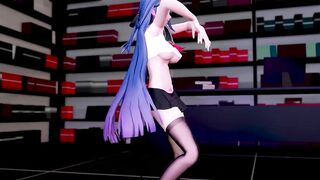 【R18-MMD】Honkai Impact 3rd Raiden Mei 雷電芽衣 - Chocolate Cream