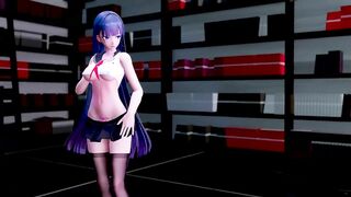 【R18-MMD】Honkai Impact 3rd Raiden Mei 雷電芽衣 - Chocolate Cream