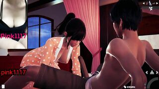 男性向 Hentai Game HoneySelect 2 小遊戲試玩 清純女 口交 乳交